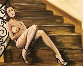 Nude on the Stairs