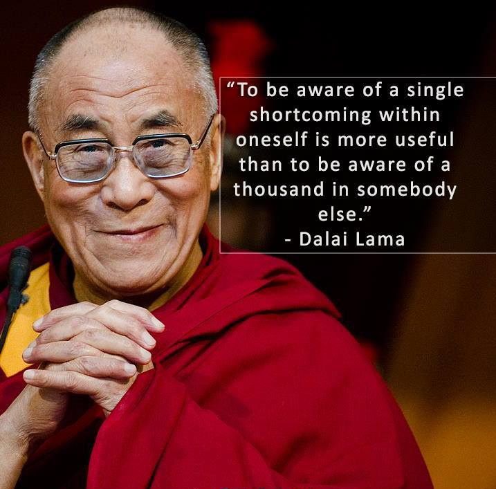 Be Aware - Dali Lama